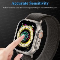 Стъклен протектор за Apple Watch Ultra 49mm, снимка 5 - Смарт часовници - 42565402