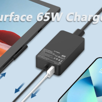 65W зарядно устройство,Microsoft Surface Pro X/8~3,Surface GoS/Laptop/Book+USB порт 5V, снимка 2 - Лаптоп аксесоари - 44775692