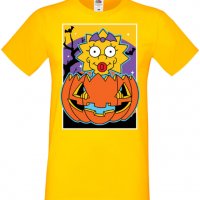 Мъжка тениска The Simpsons Maggie Simpson 03,Halloween,Хелоуин,Празник,Забавление,Изненада,Обичаи,, снимка 10 - Тениски - 38137468