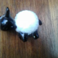 Фигурка на стъклена овца, снимка 2 - Колекции - 38772193