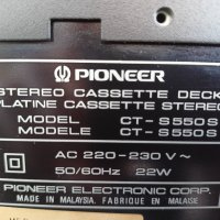 Триглав дек PIONEER CT-S 550S, снимка 11 - Декове - 37842628