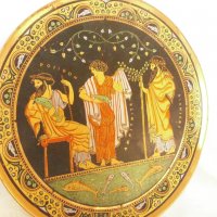 Стара Метална  Декоративна Картина , Пано - Древногръцки Богове, снимка 2 - Картини - 37382756