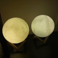 Декоративна лунна лампа , снимка 1 - Декорация за дома - 44329770