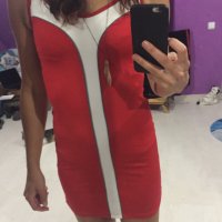 Червена рокля за тенис - размер XS, снимка 1 - Тенис - 28266003