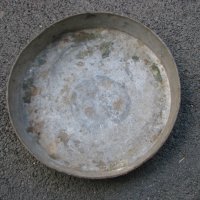 Стара бакърена тава, снимка 1 - Антикварни и старинни предмети - 30248070