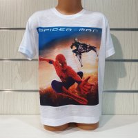 Нова детска тениска с трансферен печат Спайдърмен (SpiderMan), снимка 1 - Детски тениски и потници - 37494880