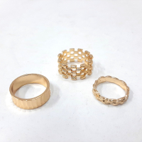 Комплект от 3 пръстена (8.3), снимка 1 - Пръстени - 44668844