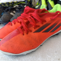 КАТО НОВИ детски бутонки adidas® X Speedflow.3 FG Junior , футболни обувки, калеври 32 - 33, снимка 1 - Детски маратонки - 44602657
