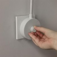 Smartwares PD-8791AT Включваща се в контакт LED нощна лампа, бяла, снимка 3 - Настолни лампи - 39303574