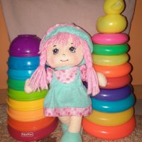 Бебешки сортер Fisher Price+кукла, снимка 1 - Играчки за стая - 38746672