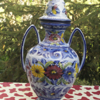 продавам стара керамична ваза, снимка 3 - Антикварни и старинни предмети - 36451279