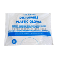Ръкавици за еднократна употреба, 10 гр. 27 x 24 см - Размер M, 100 броя в опаковка - AC131180, снимка 2 - Медицински консумативи - 44678610