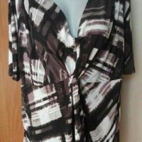Цветна блуза с голяма еластичност❤🍀XL,2XL,3XL❤🍀арт.4266, снимка 1 - Туники - 36875377