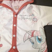 Бебешко яке ''Little Pony'' 🦄 р-р 68, снимка 3 - Бебешки якета и елеци - 30624479