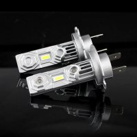 Комплект 2бр. LED Диодни крушки H7 200W 9-32V +200%, снимка 3 - Аксесоари и консумативи - 42607979