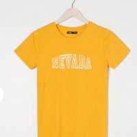 жълта тениска , снимка 2 - Тениски - 37344187