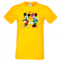 Мъжка тениска Mickey & Minnie 7 Подарък,Изненада,Рожден ден, снимка 10 - Тениски - 36575586