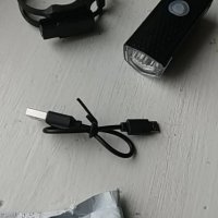Предна акумулаторна светлина за велосипед USB MTB шосеен фар за планинско колоездене Фенер фар за ве, снимка 3 - Аксесоари за велосипеди - 38396391