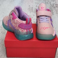 Хит модел детски кецове с лепенка в атрактивни цветове Z-99A pink, снимка 2 - Детски обувки - 37904447