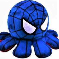 Нов забавен октопод Плюшена играчка 2 цвята за деца Marvel Спайдърмен, снимка 2 - Плюшени играчки - 39682980
