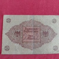 Райх банкнота 2 марки 1920г. Германия рядка за колекционери 28260, снимка 6 - Нумизматика и бонистика - 37144766