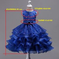 Детска рокля тъмно синя размер 170 Ново., снимка 5 - Детски рокли и поли - 29483637