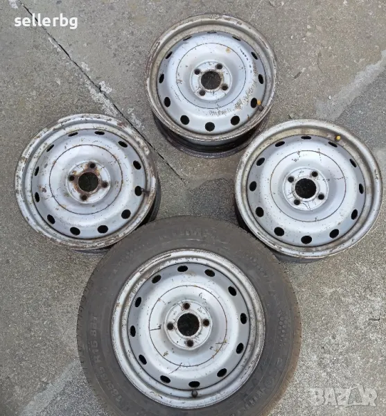 4 джанти 15" за Дачия Рено Нисан, снимка 1