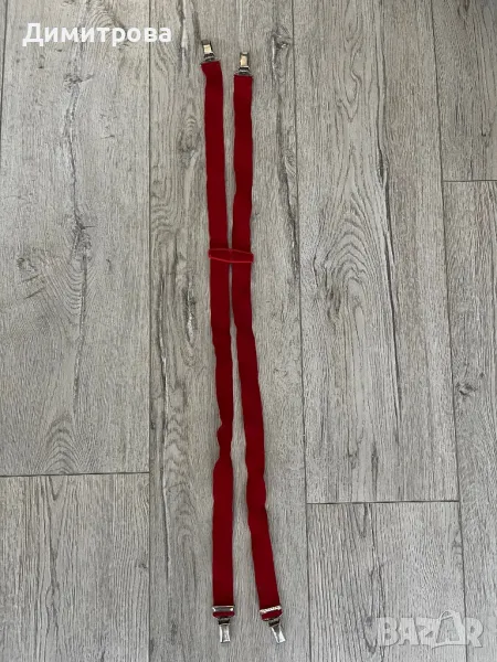 Нови червени тиранти , снимка 1