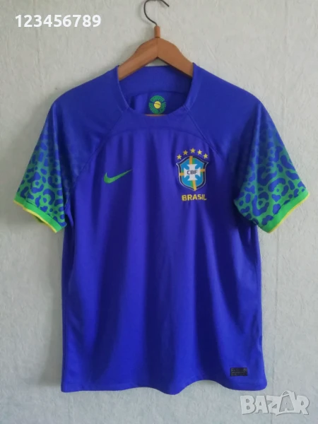 Brazil Nike нова оригинална тениска фланелка футболна Бразилия размер L, снимка 1