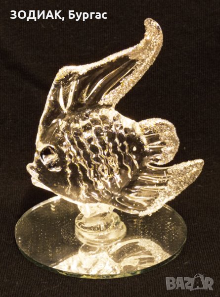 РИБКА - стъкло, 7 см, снимка 1