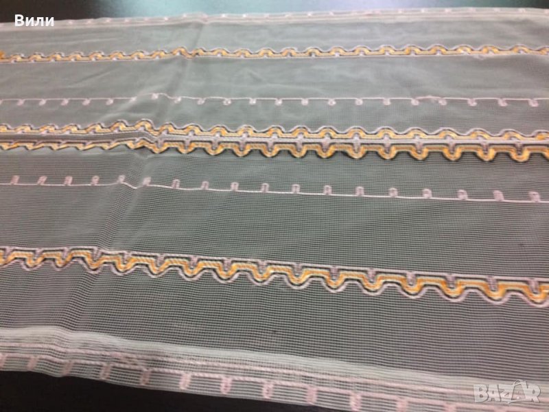 Покривка за маса - Тишлайфер на тюл с копринени конци, снимка 1