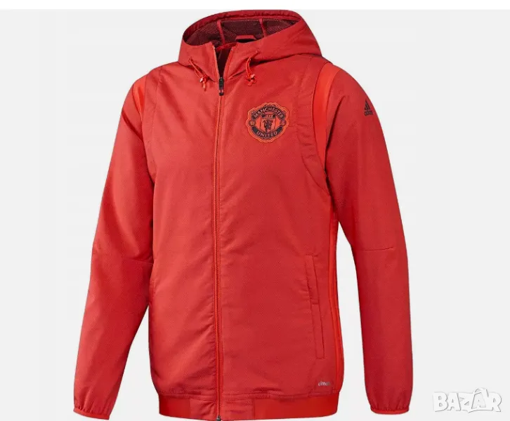 ADIDAS FC MANCHESTER UNITED 2016/2017 футболно  горнище размер 13-14 / S, снимка 1
