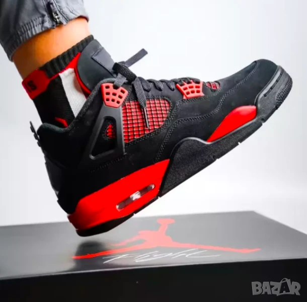 Air Jordan 4 Retro 'Red Thunder' номер 39 оригинални маратонки /кецове , снимка 1