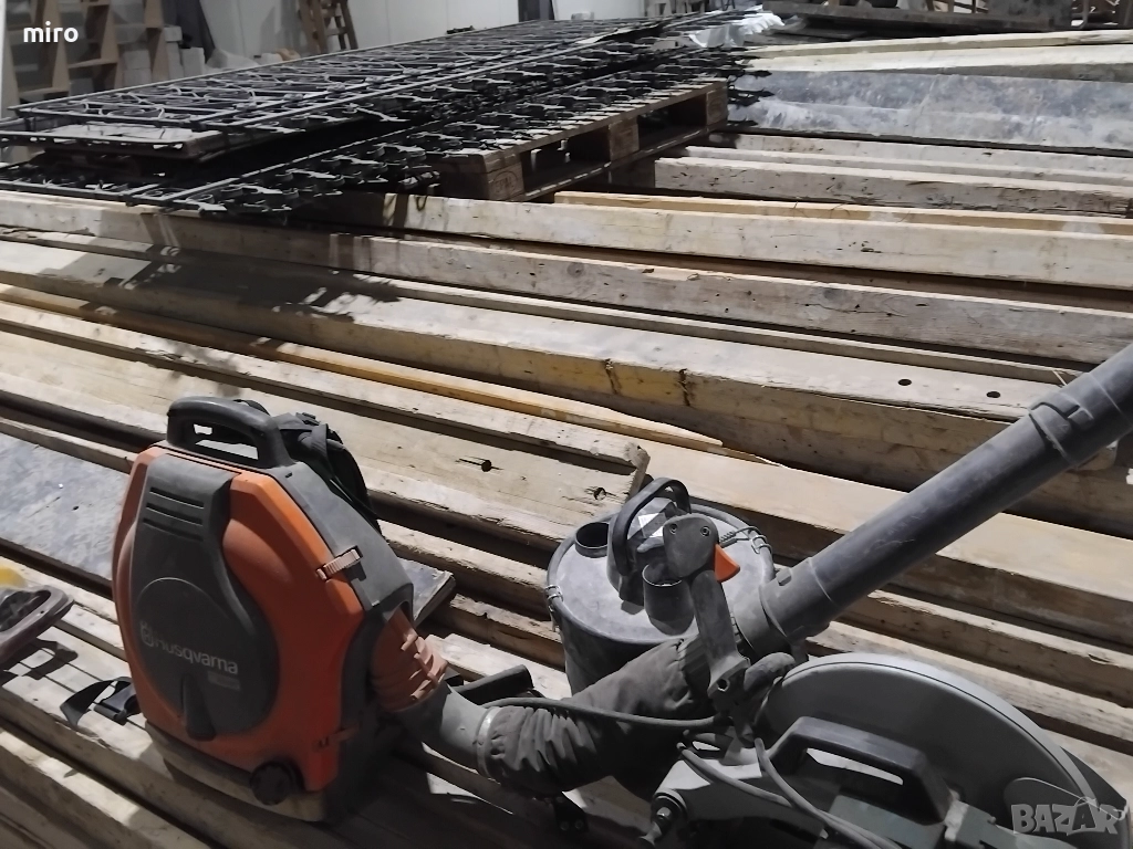 Професионална машина за почистване с въздух преди асфалтиране Husqvarna X-series 356BT!! , снимка 1