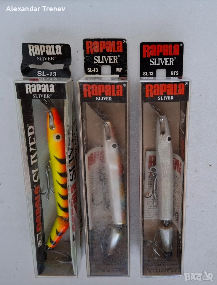 Воблери Rapala Sliver 13 и 20, снимка 1