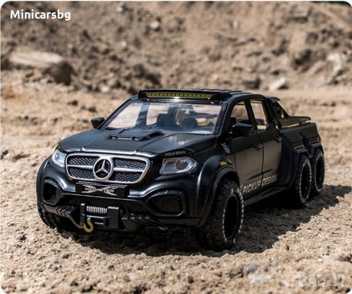 Метални колички: Mercedes-Benz Monster X-Class 6X6 (Мерцедес-Бенц Монстър Х клас), снимка 1