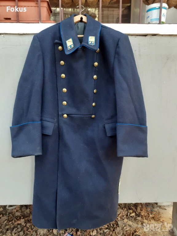 Параден шинел стара военна Соц. униформа, снимка 1