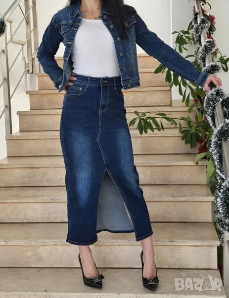 дамски комплект деним, снимка 1