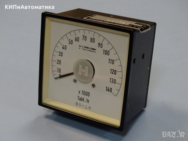 Индикатор стрелкови DR. E Horn EA 96x96.1S, снимка 1