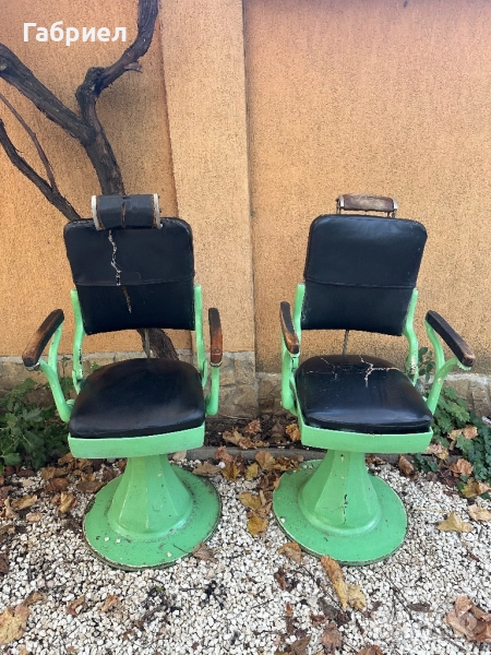 Бръснарски столове 2 броя , снимка 1