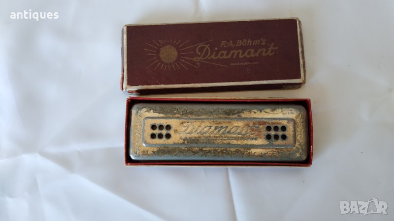 Стара немска хармоника - Diamant D.R.W.Z. - Made in Germany, снимка 1