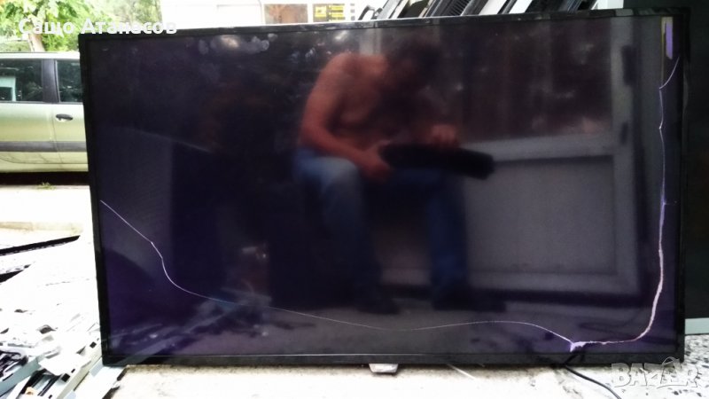 PHILIPS 40PFT4201/12  счупена матрица ,715G6934-P01-001-002H ,715G6947-M02-000-004Y ,TPT400LA-HN02.S, снимка 1