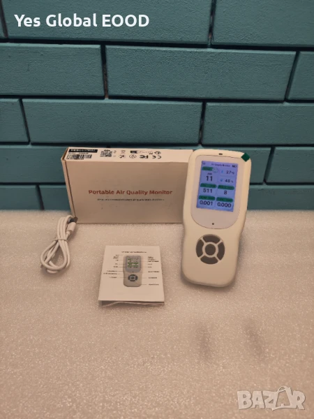 10 в 1 уред за качество на въздуха – WiFi, CO2, PM, TVOC, HCHO, снимка 1