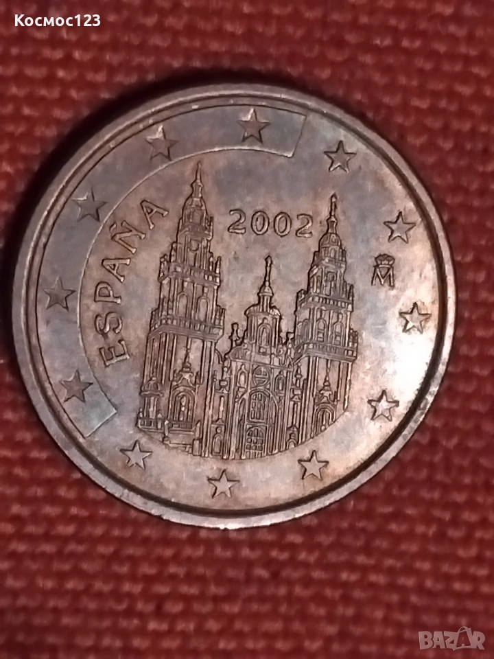Рядка евро монета 5 цента , снимка 1