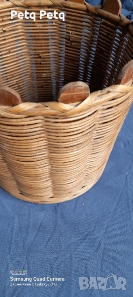кашпа, кошница дървена , снимка 1
