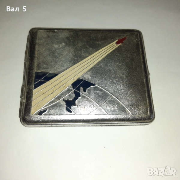 Стара табакера КОСМОС , СПУТНИК 3 - 1958 г , СССР . РЯДКА !, снимка 1