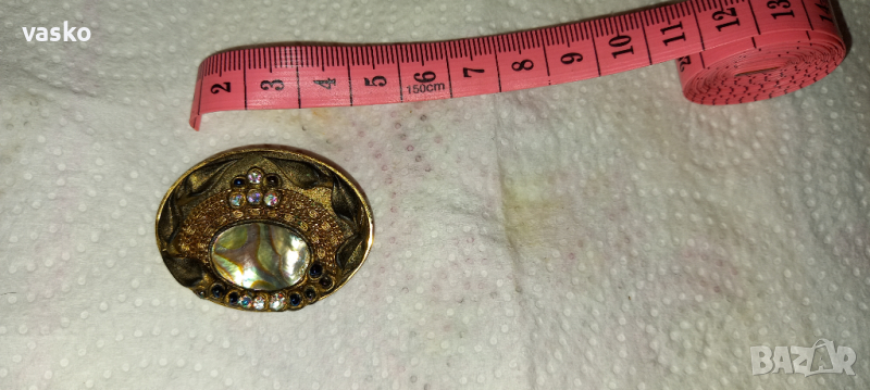 Седеф-Германска брошка, снимка 1