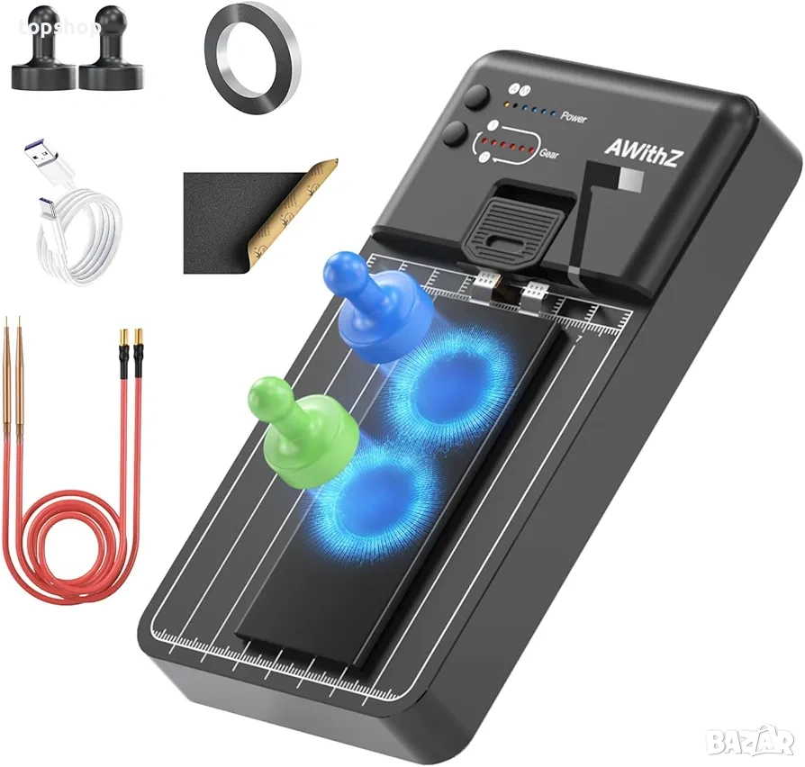 Прецизен точков заварчик AWithZ – 0.1-0.15mm, Интелигентна защита, OLED Дисплей  , снимка 1