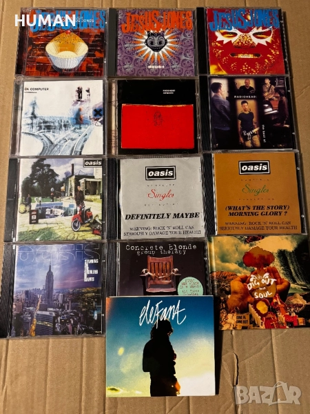 Jesus Jones - Radiohead - Concrete Blonde - Oasis - Elefant, снимка 1