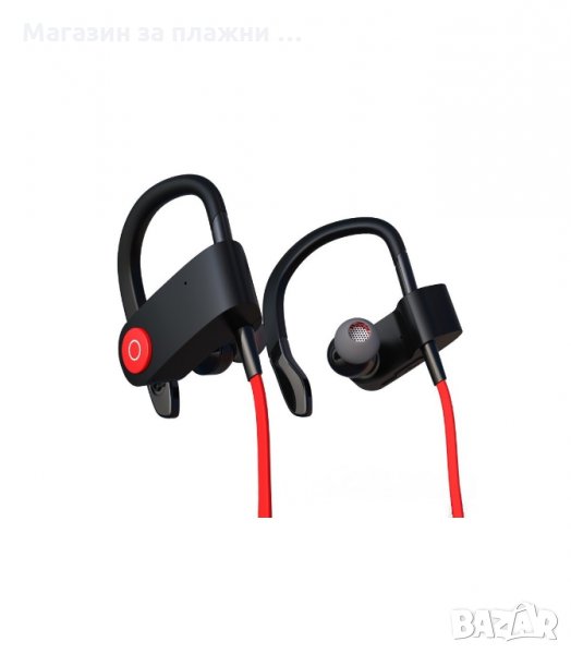 БЕЗЖИЧНИ СЛУШАЛКИ ЗА СПОРТ С МИКРОФОН, BLUETOOTH - код 566, снимка 1